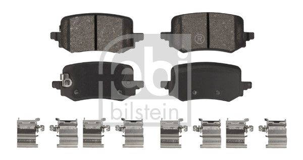 FEBI BILSTEIN Комплект тормозных колодок, дисковый тормоз 186404